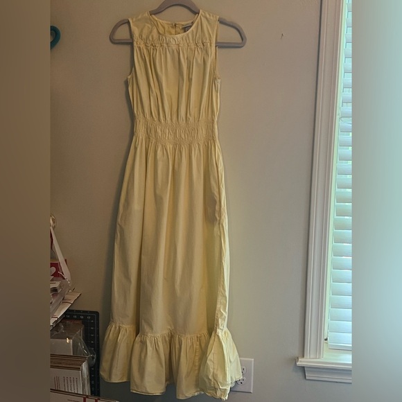 A New Day Light Butter Yellow Tiered Maxi Dress - Picture 1 of 9